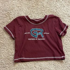 GROOVE dance competition crop teen girls crop top